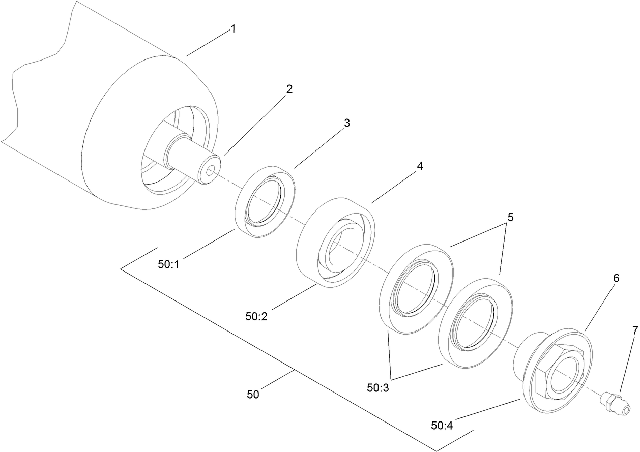 Optional Full Front Roller Assembly No. 114-5412