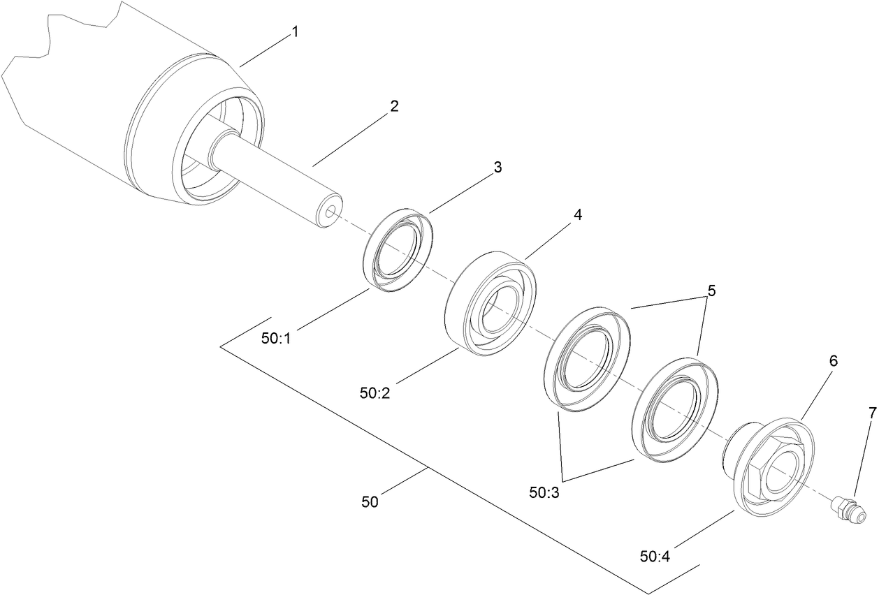 Short Roller Assembly No. 114-5406