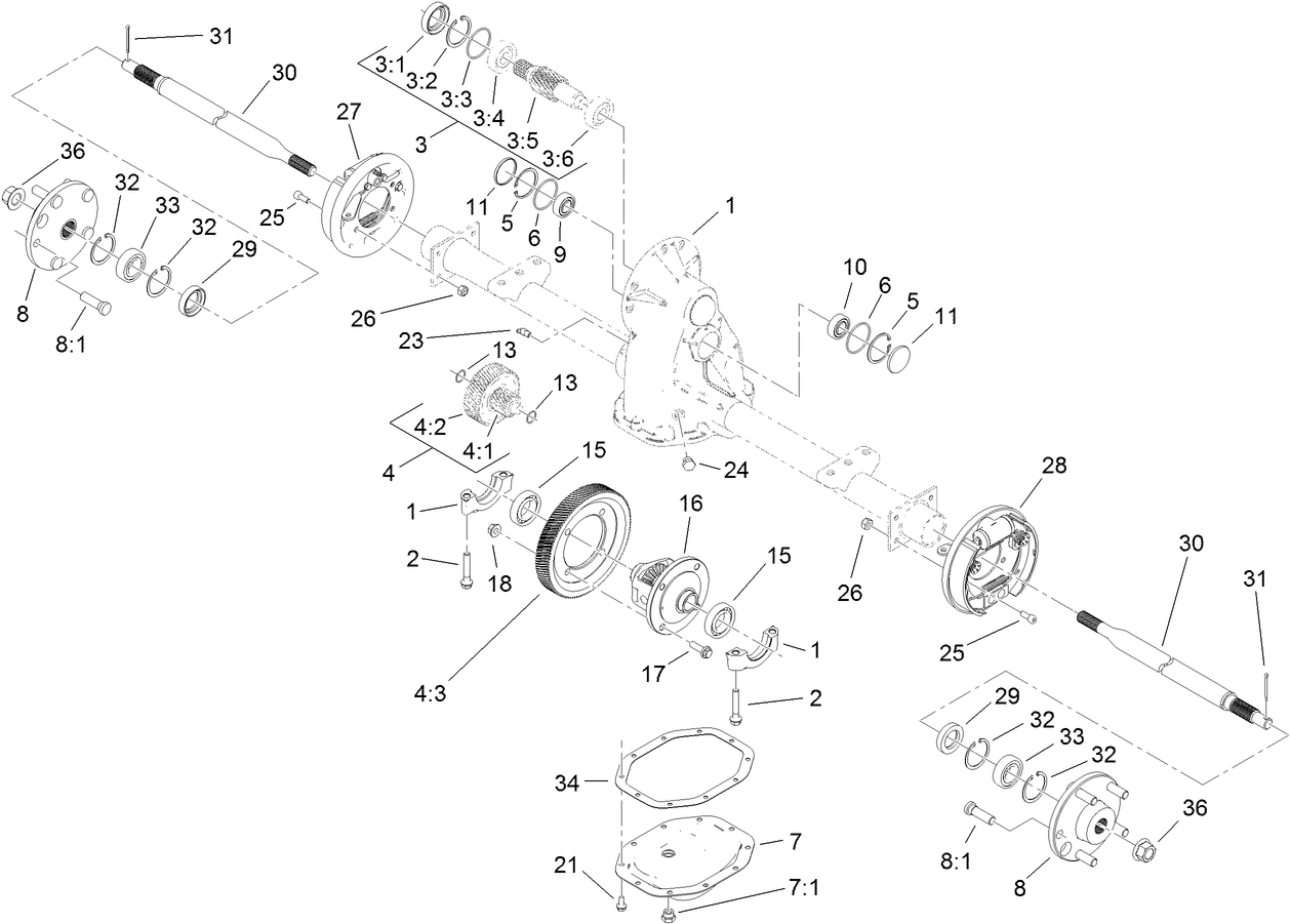 Electric Transaxle Assembly No. 114-8330