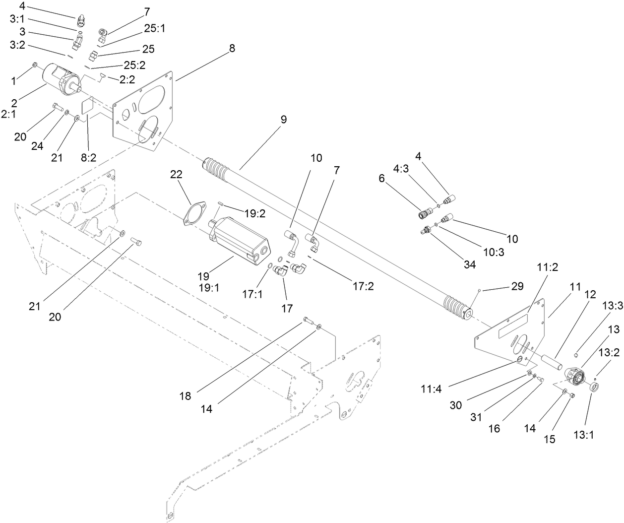 Brush and Motor Assembly