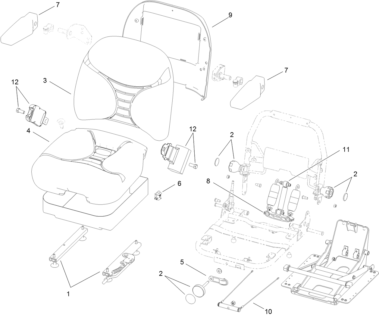 Seat Assembly No. 116-3998