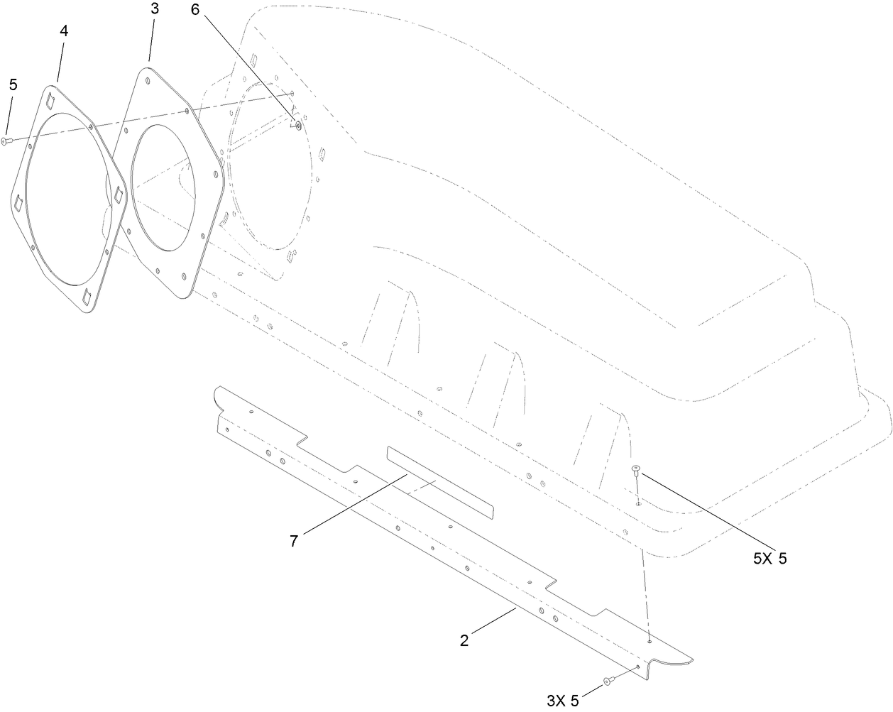 Bagger Top Assembly No. 117-5370