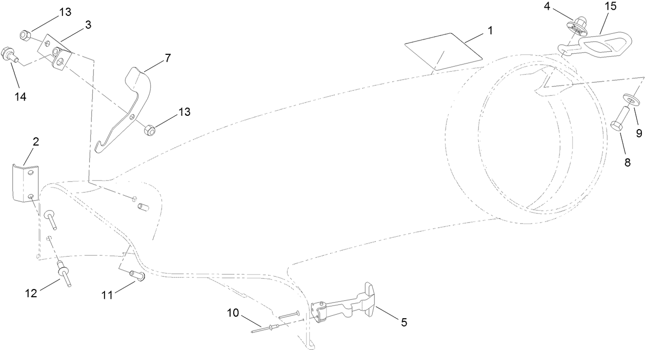 50 Inch Chute Assembly No. 119-8864