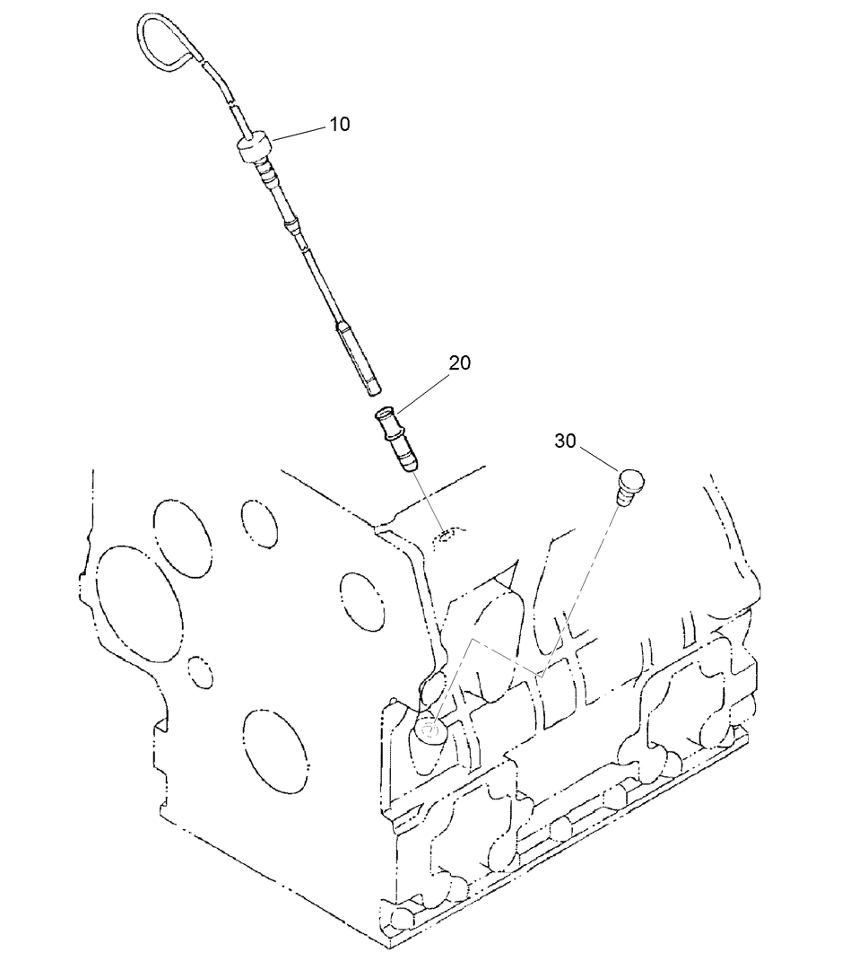 Dipstick and Guide Assembly