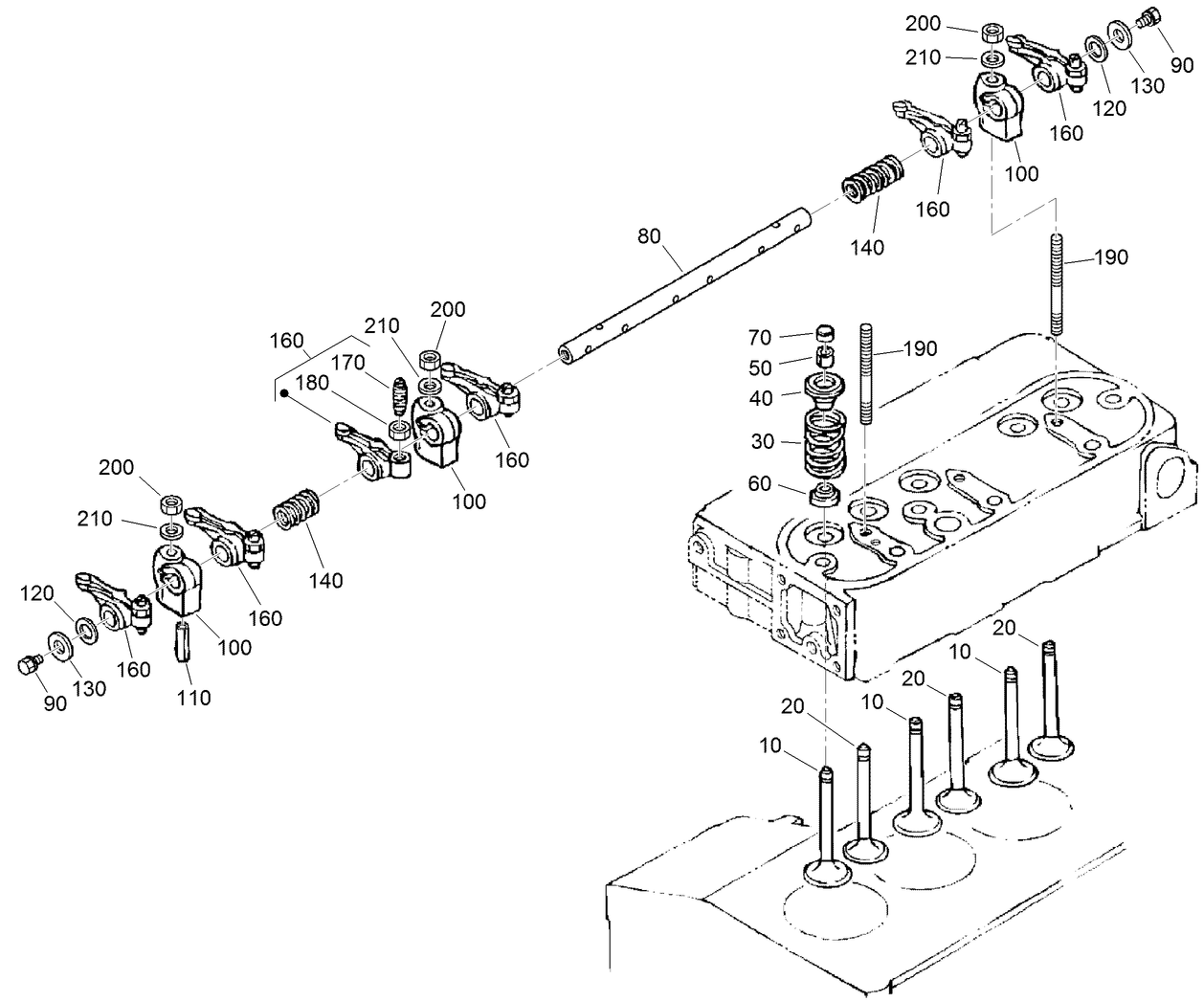 Valve and Rocker Arm Assembly