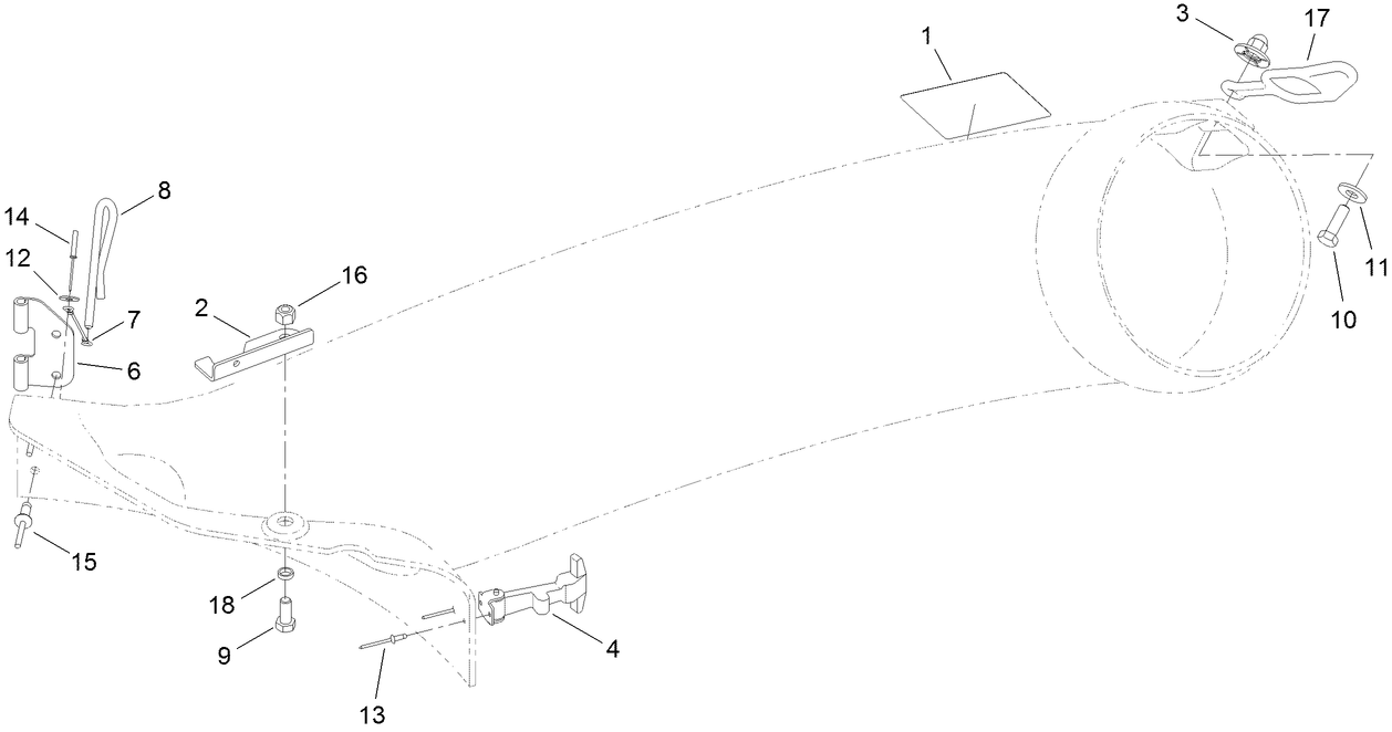 32 Inch Chute Assembly No. 119-8827