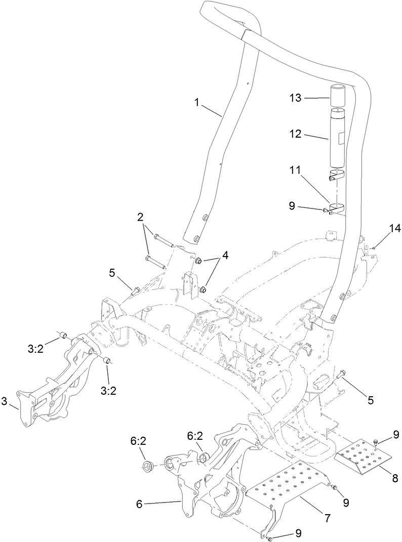 Roll-Over Protection System Assembly