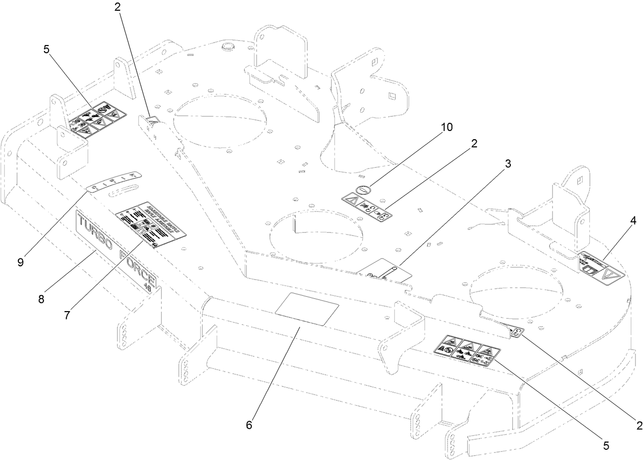 Deck Decal Assembly No. 119-6656