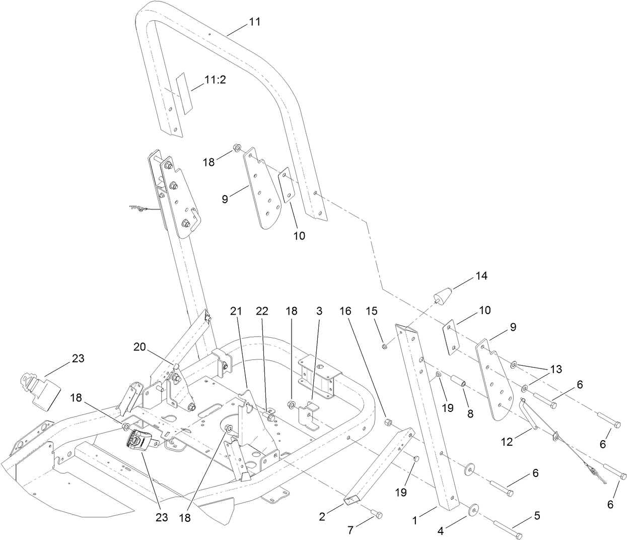 Roll-Over Protection System Assembly