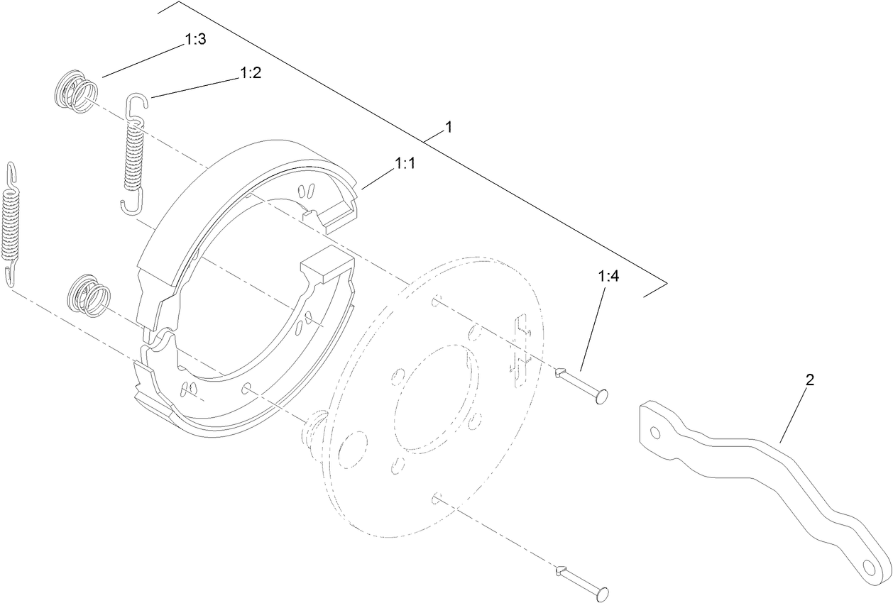 Right Hand Brake Assembly No. 115-9441