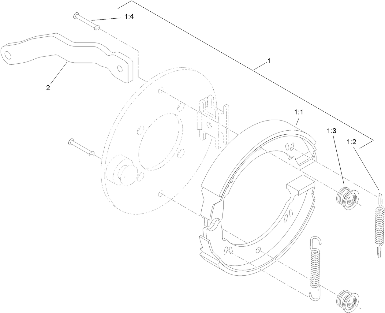 Left Hand Brake Assembly No. 115-9440