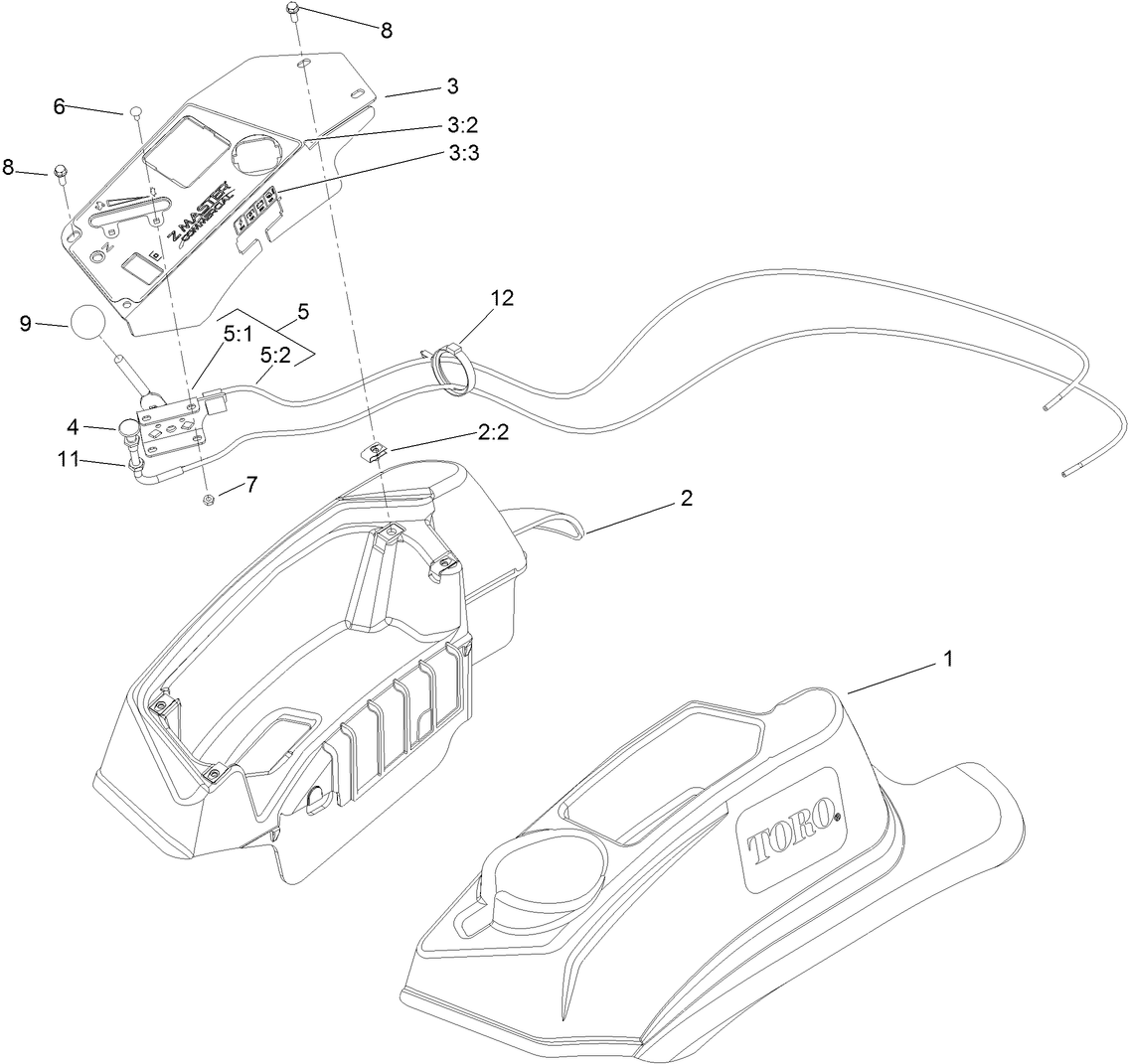 Fender, Console and Control Assembly