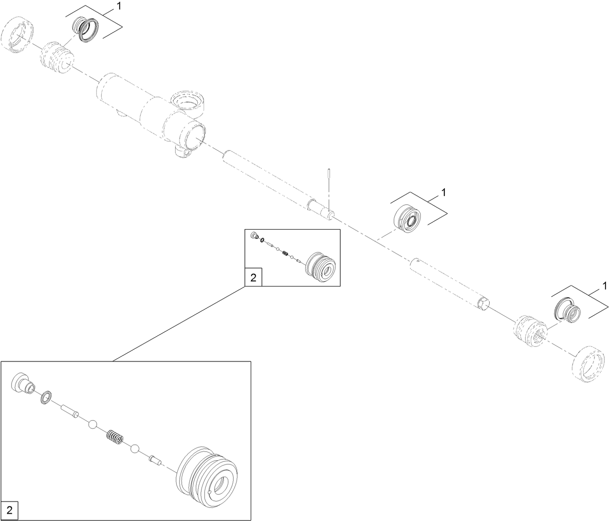 Hydraulic Cylinder Assembly No. 115-0060