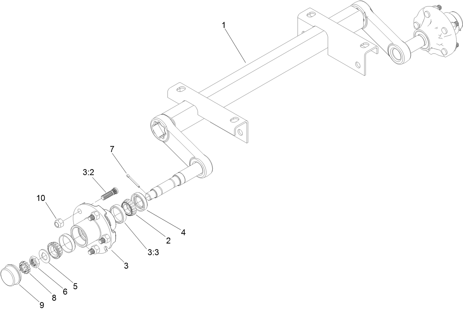 Axle Assembly No. 119-2966