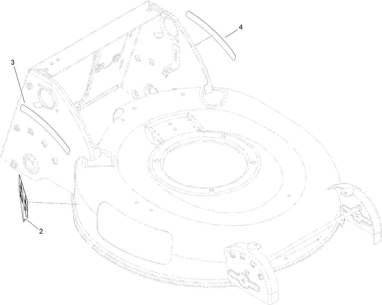 Deck Baffle Assembly No. 117-4193