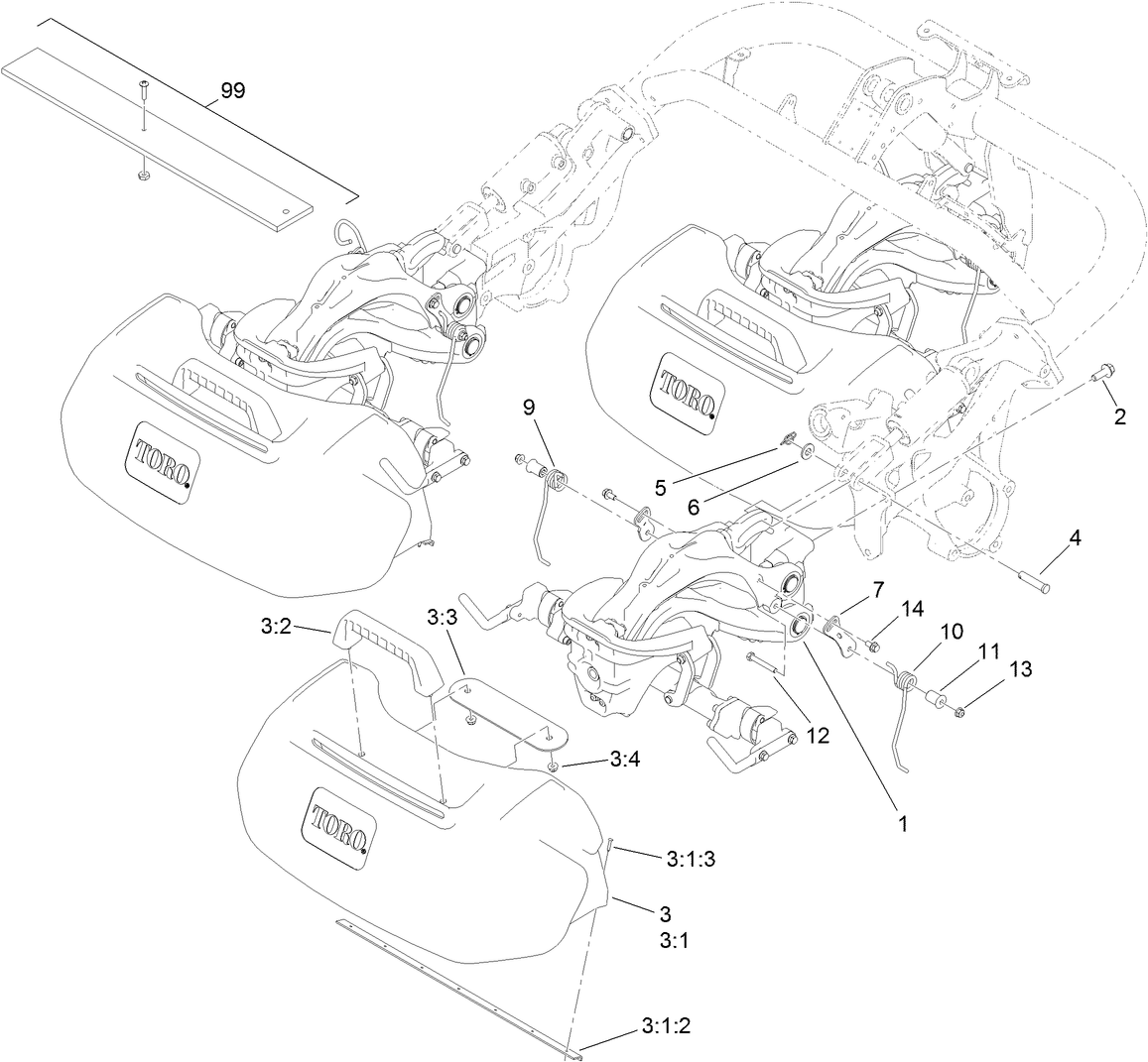 Suspension and Basket Assembly