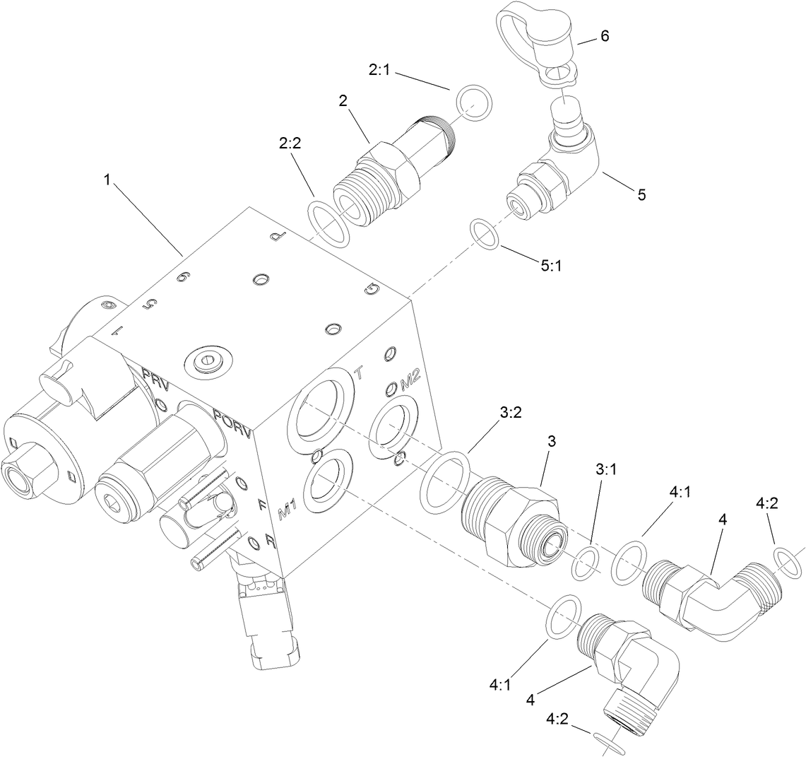 Hydraulic Mow Manifold Assembly
