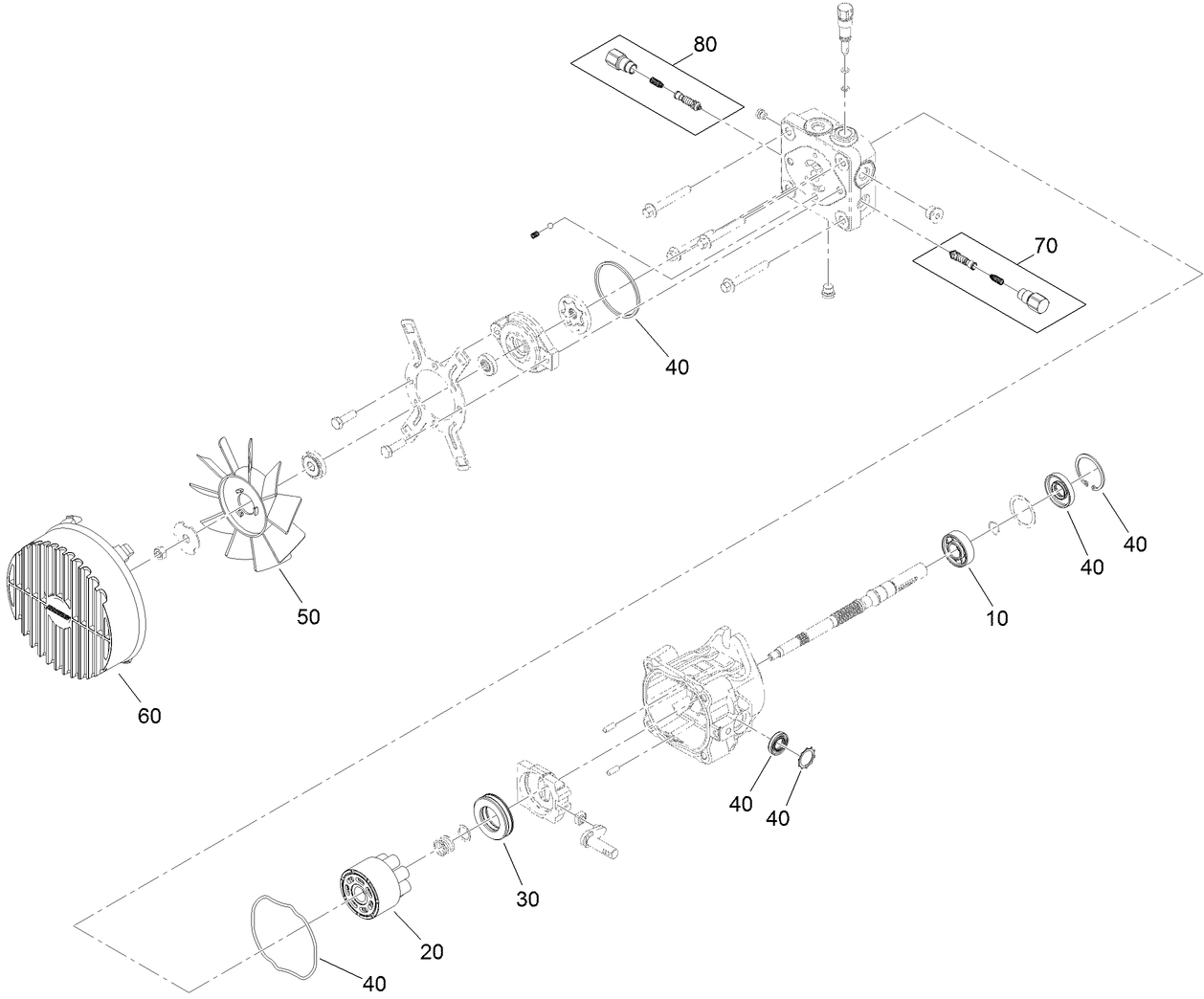 Hydraulic Pump Assembly No. 116-2445