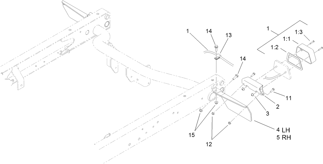 Tail Light and Fender Assembly