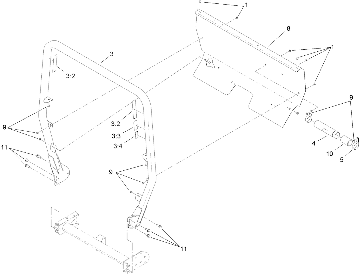 Roll-Over Protection System Assembly