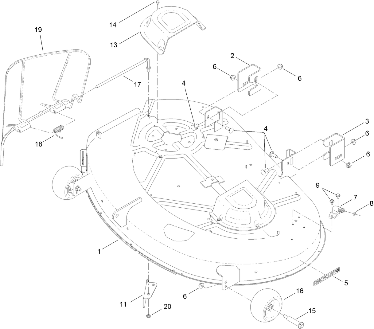 42 Inch Deck Assembly