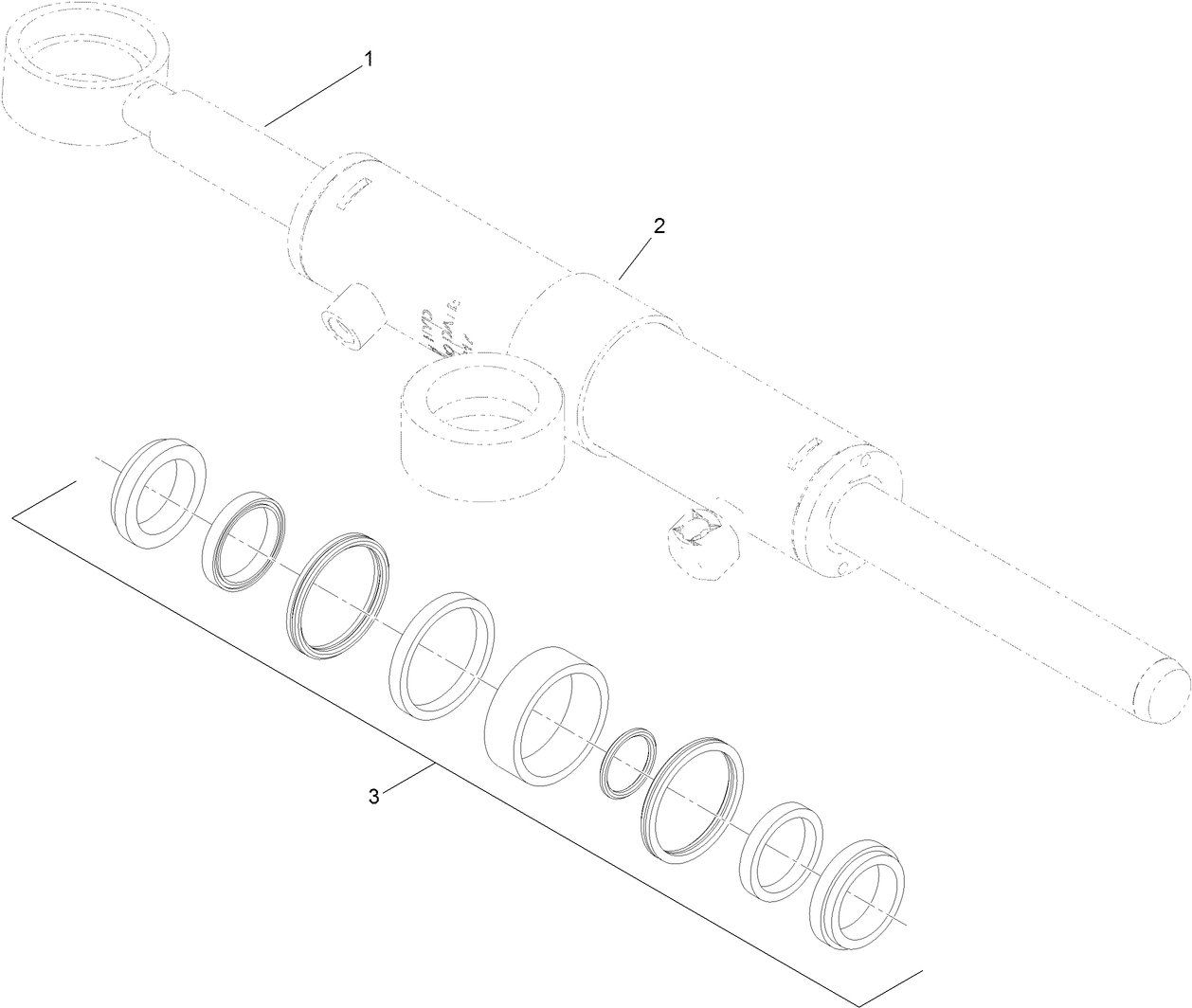 Hydraulic Cylinder Assembly No. 112-3217