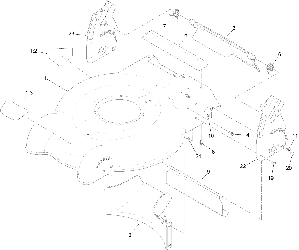 Housing and Rear Door Assembly