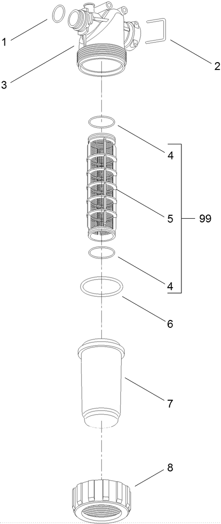 Pressure Filter Assembly No. 120-8586