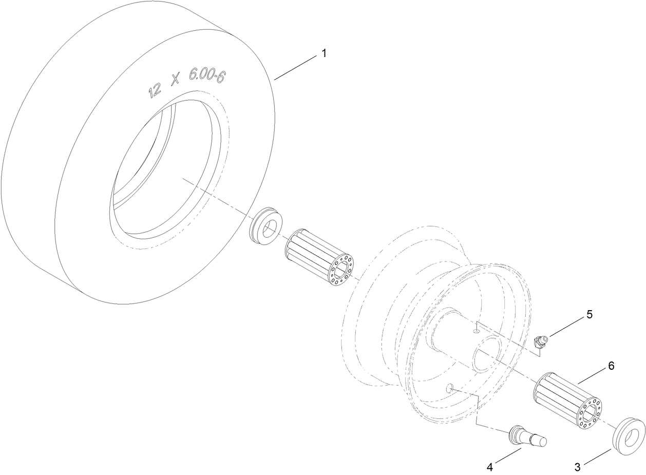 Wheel and Tire Assembly No. 120-5506