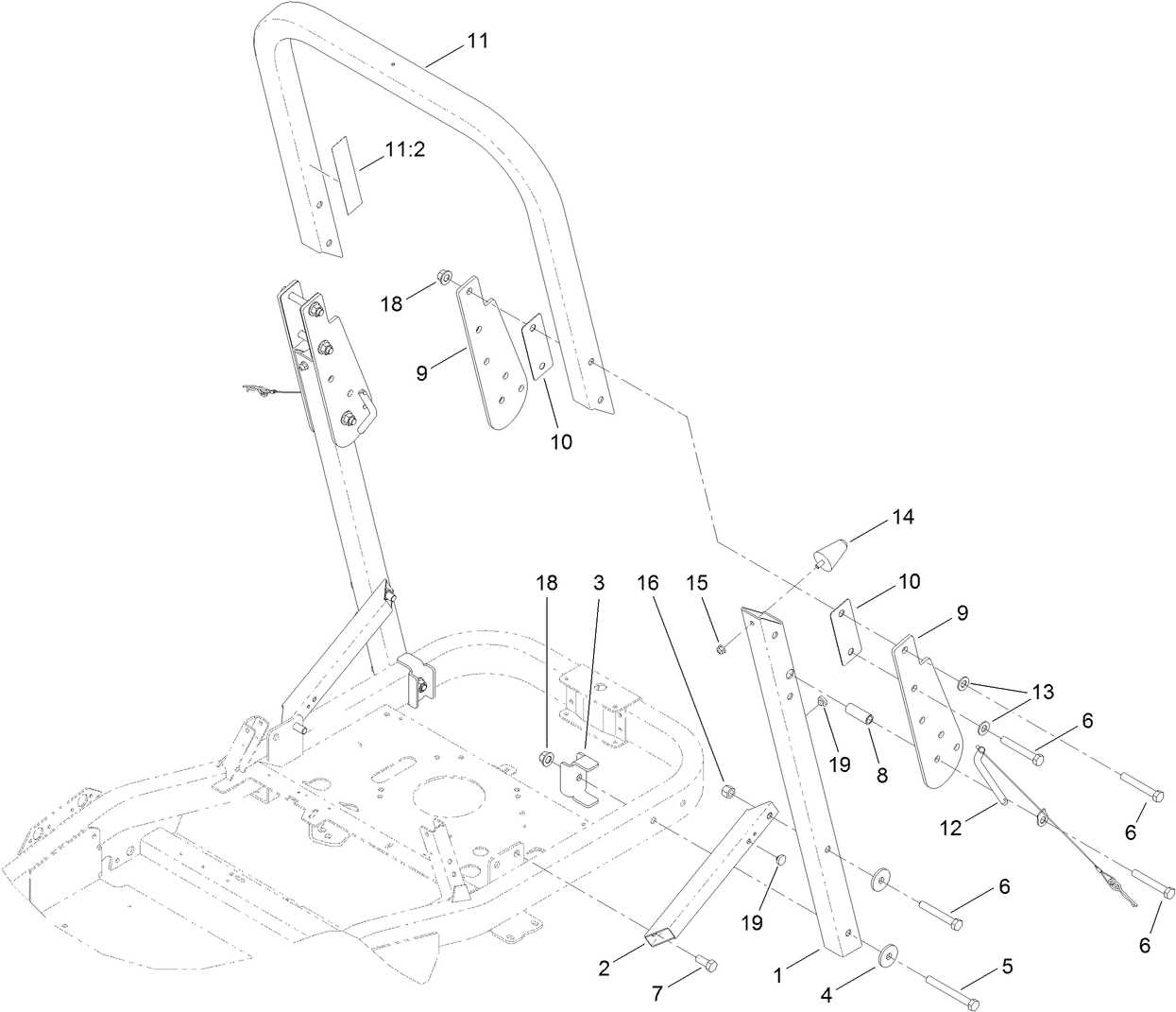 Roll-Over Protection System Assembly