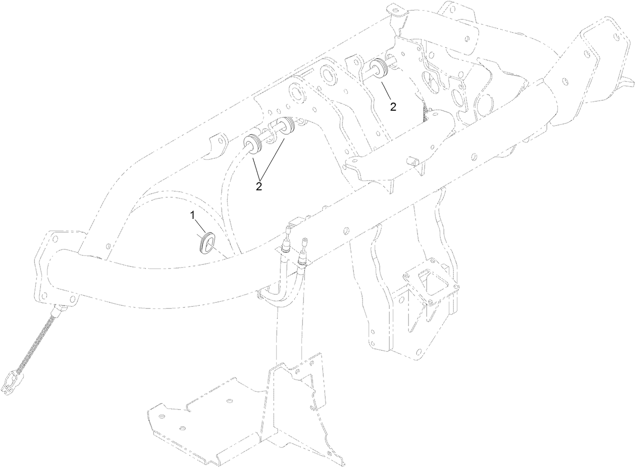 Brake Cable Grommet Assembly