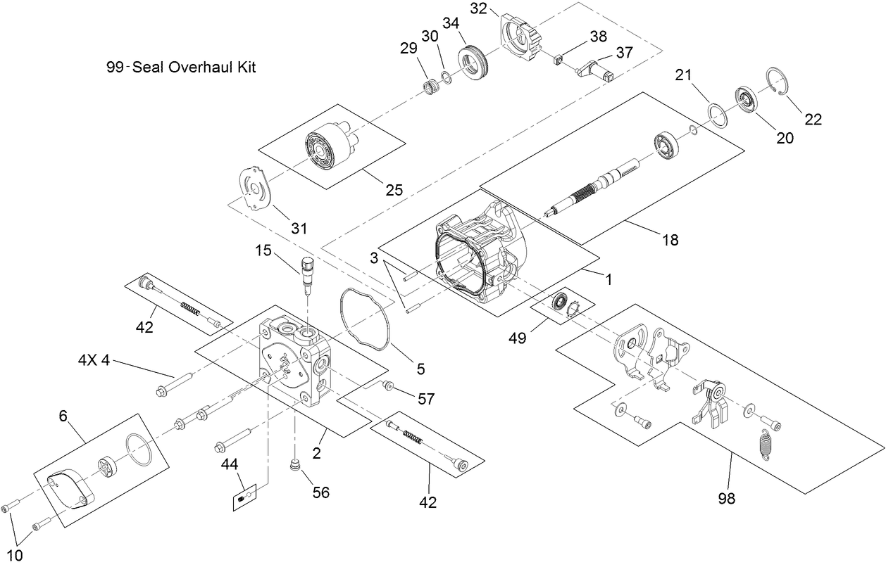 Hydraulic Pump Assembly No. 119-7375