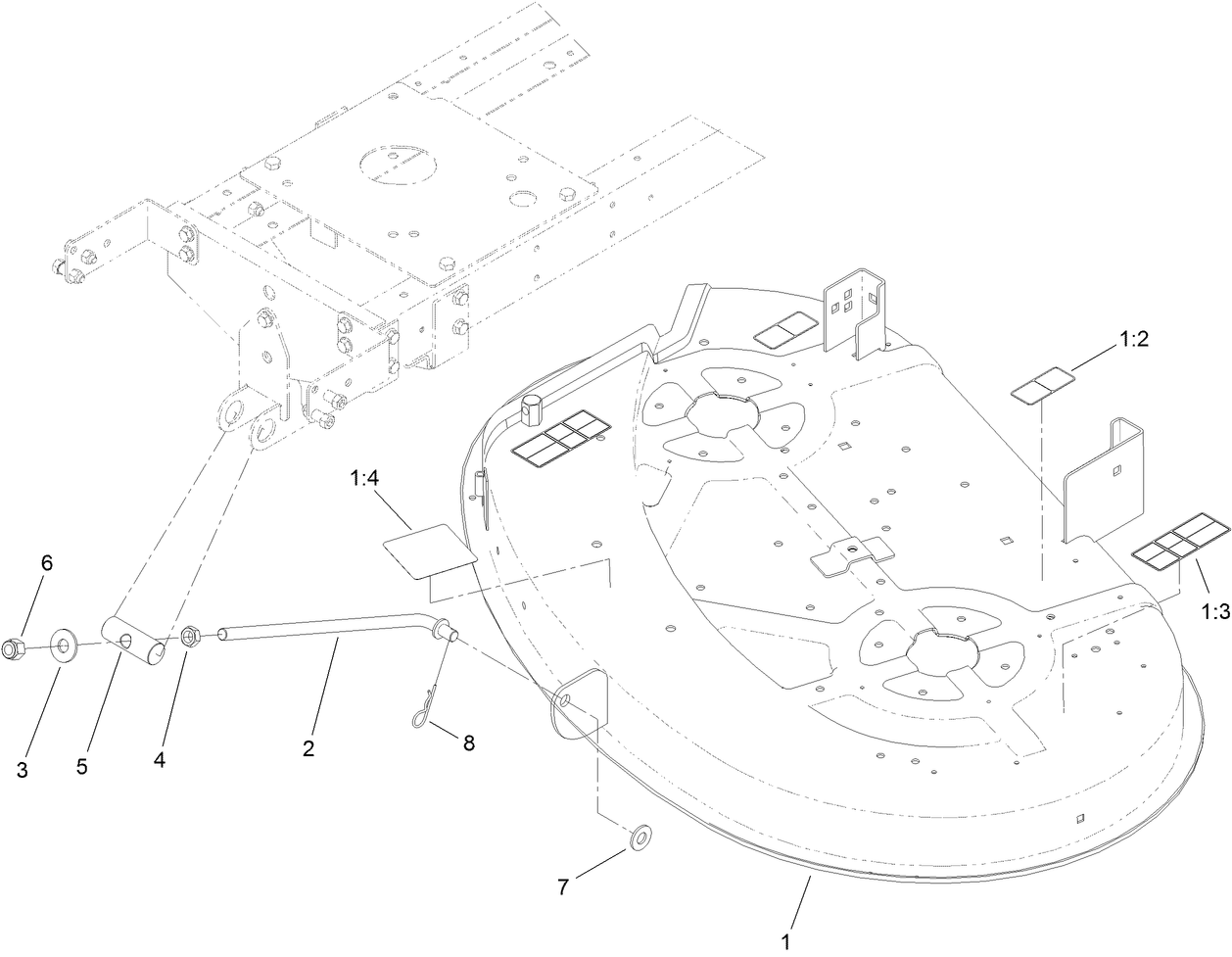38 Inch Deck Assembly