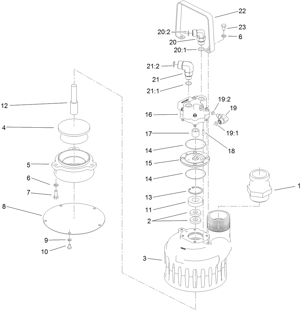 Centrifugal Water Pump Assembly No. 114-0629