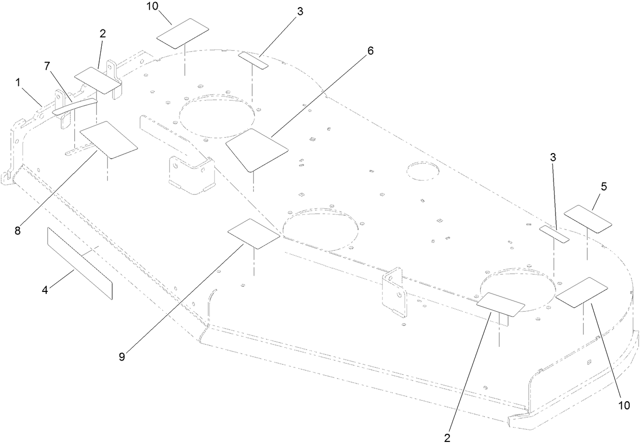 Deck Decal Assembly No. 120-6414