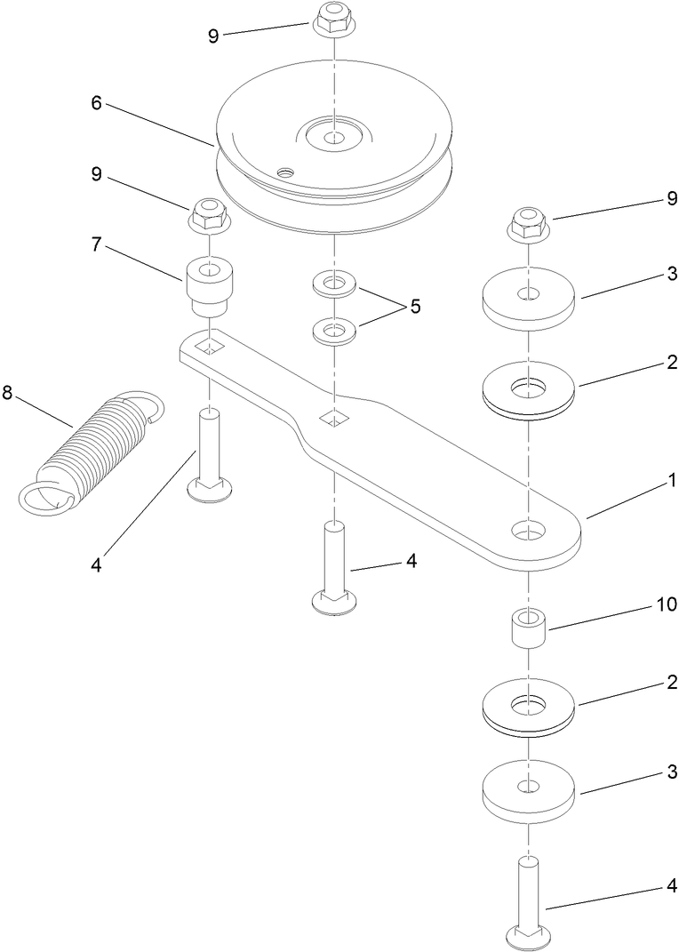 Idler Arm Assembly No. 120-6410
