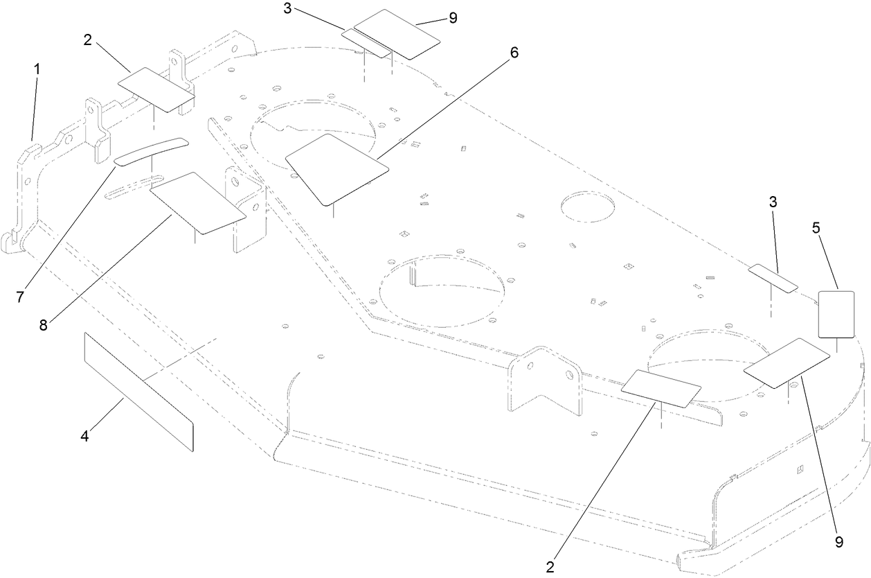 Deck Decal Assembly No. 120-6401