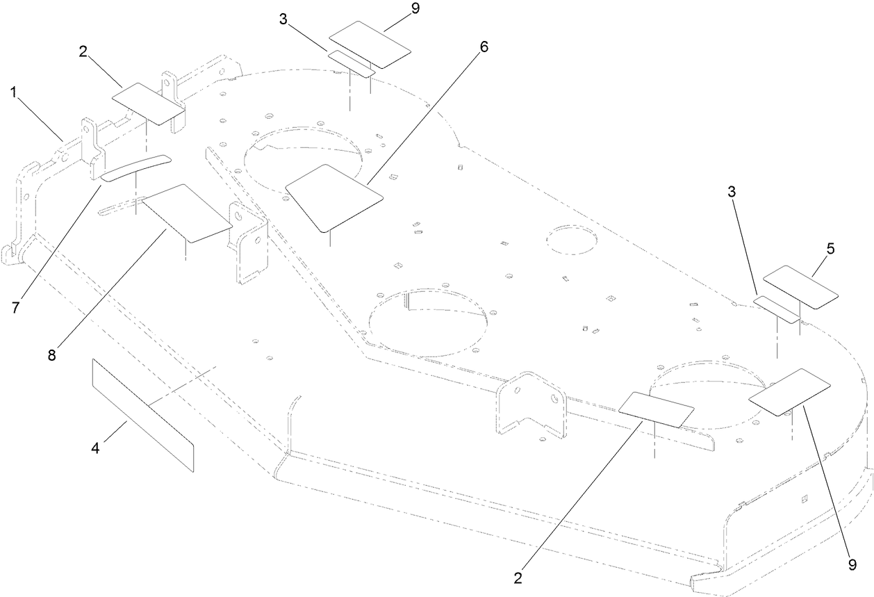 Deck Decal Assembly No. 120-6405
