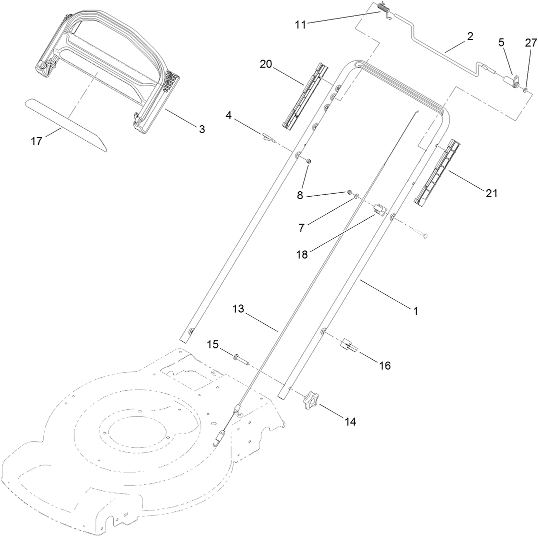 Upper Handle Assembly