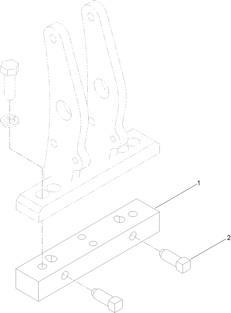 2-12mm or 5/16 Tine Head Adapter Kit No. 117-7195