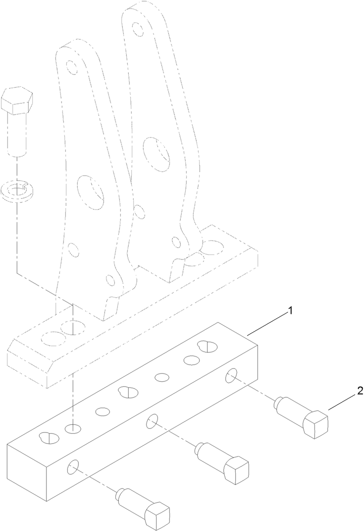 3-12mm or 5/16 Tine Head Adapter Kit No. 117-7197