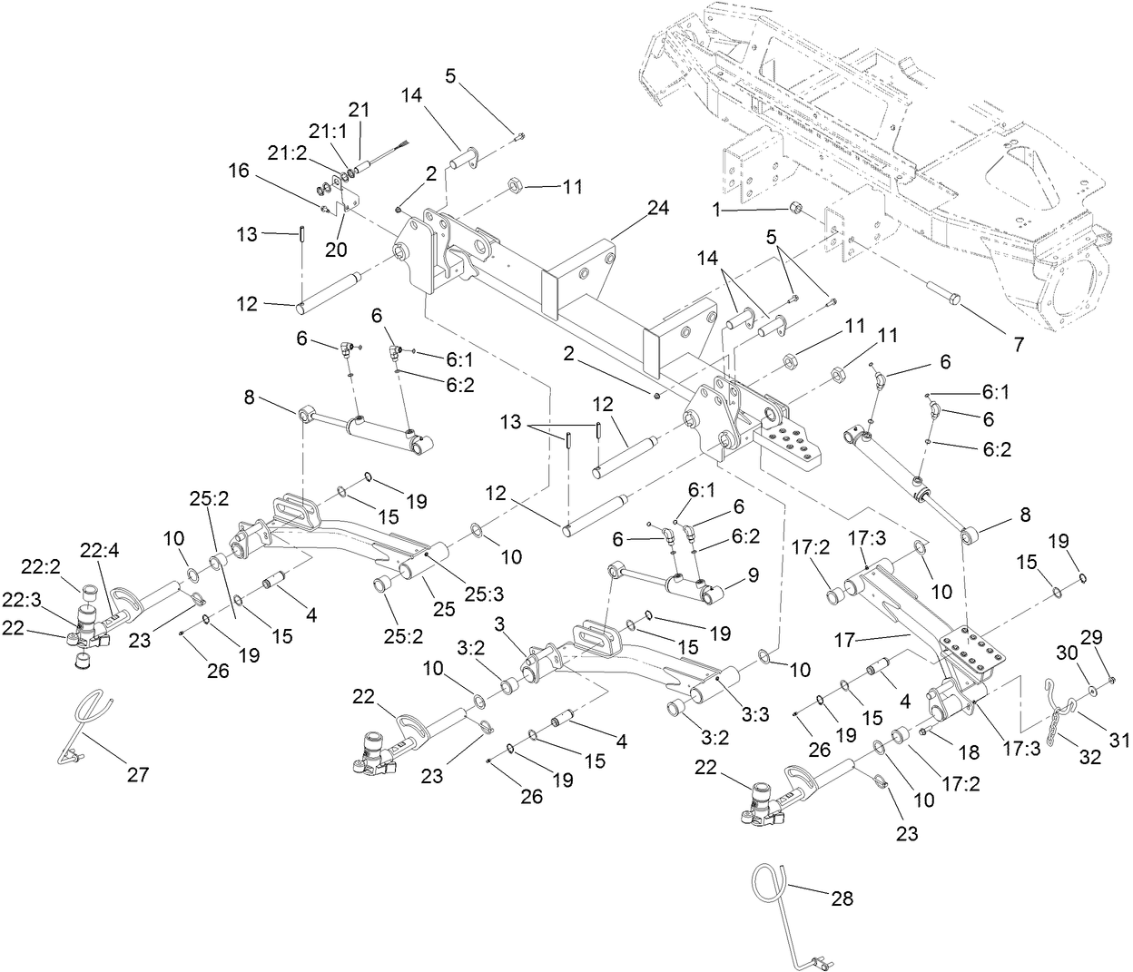Front Lift Arm Assembly