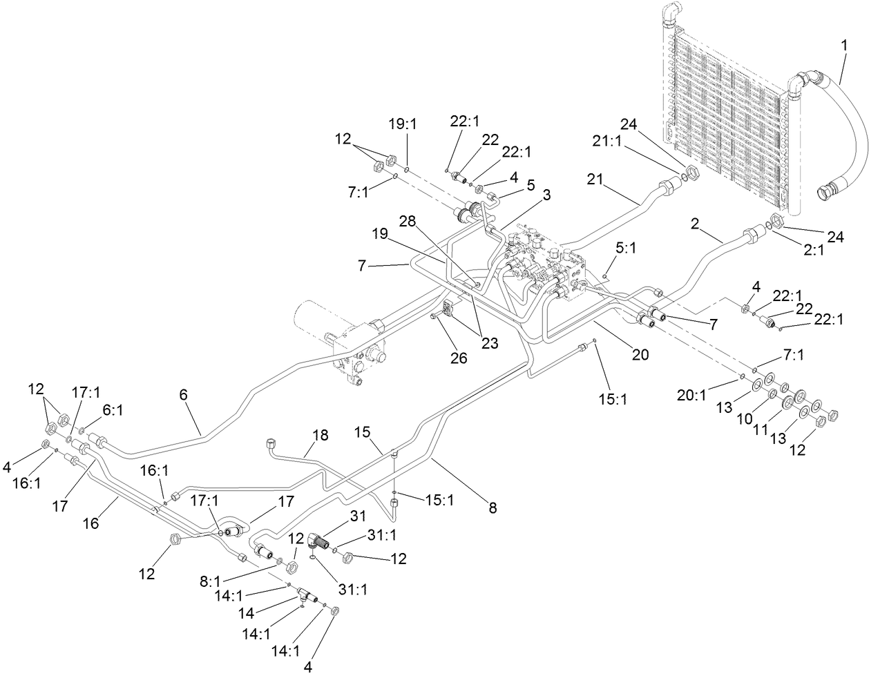 Hydraulic Line Assembly