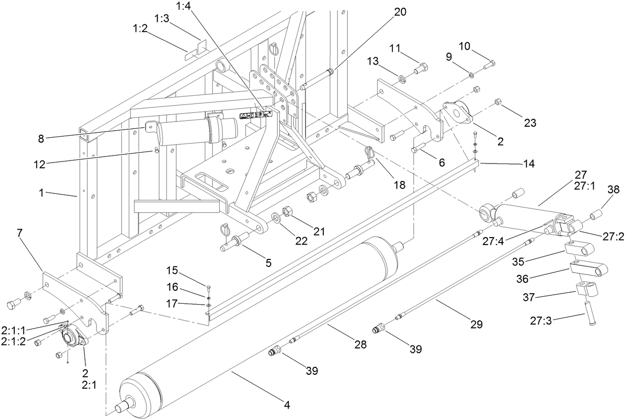 Frame and Roller Assembly