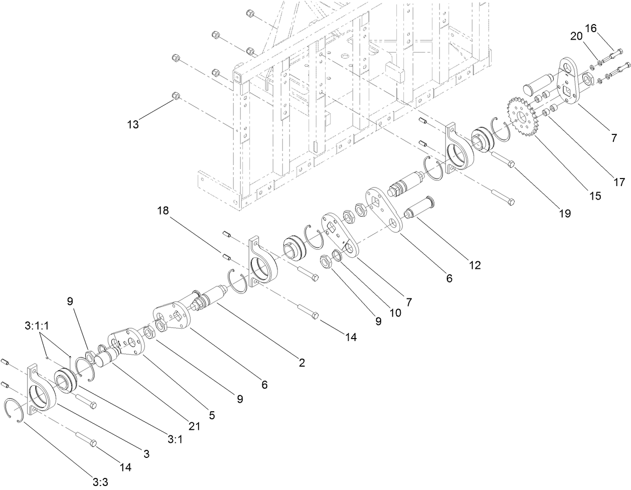 LH Crankshaft Assembly
