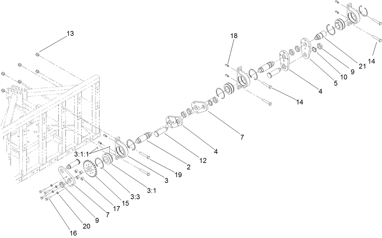 RH Crankshaft Assembly