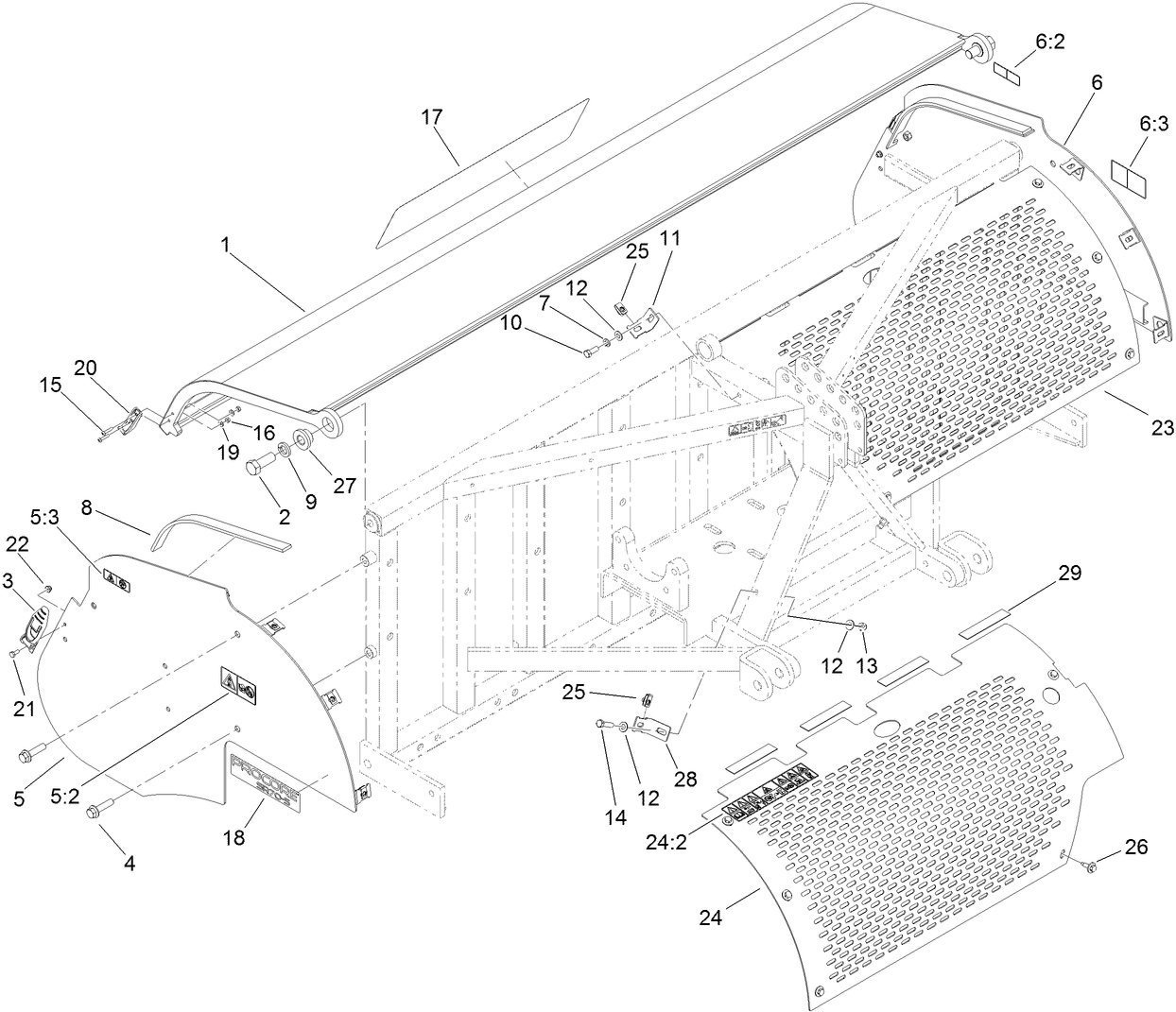 Screen and Hood Assembly