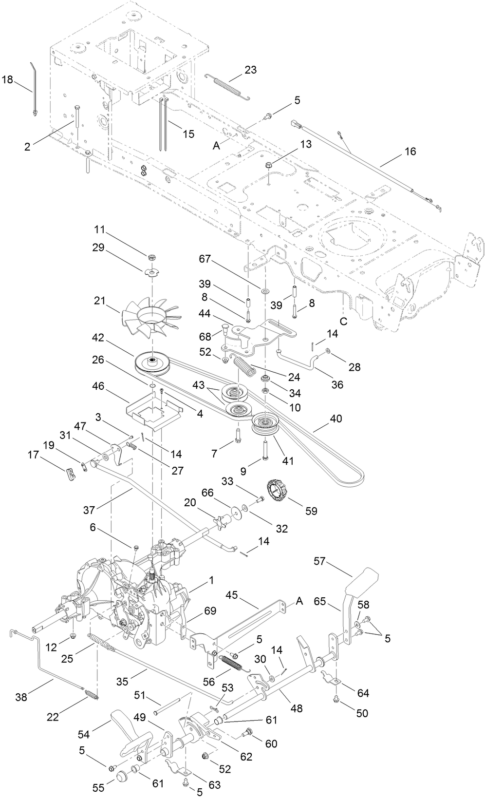 Transmission, Belt and Drive Assembly