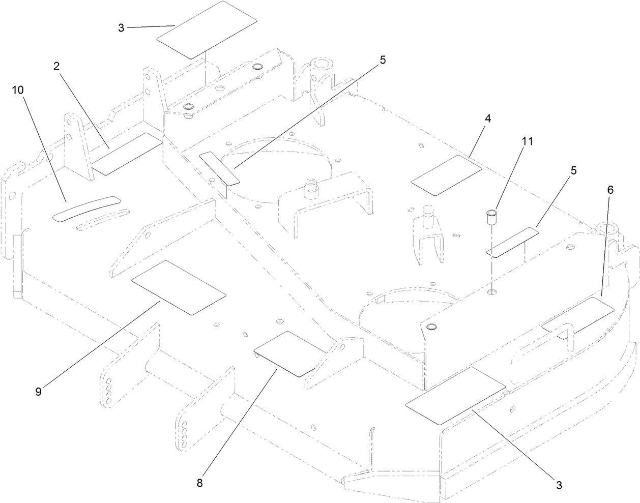 Deck Decal Assembly No. 115-4230
