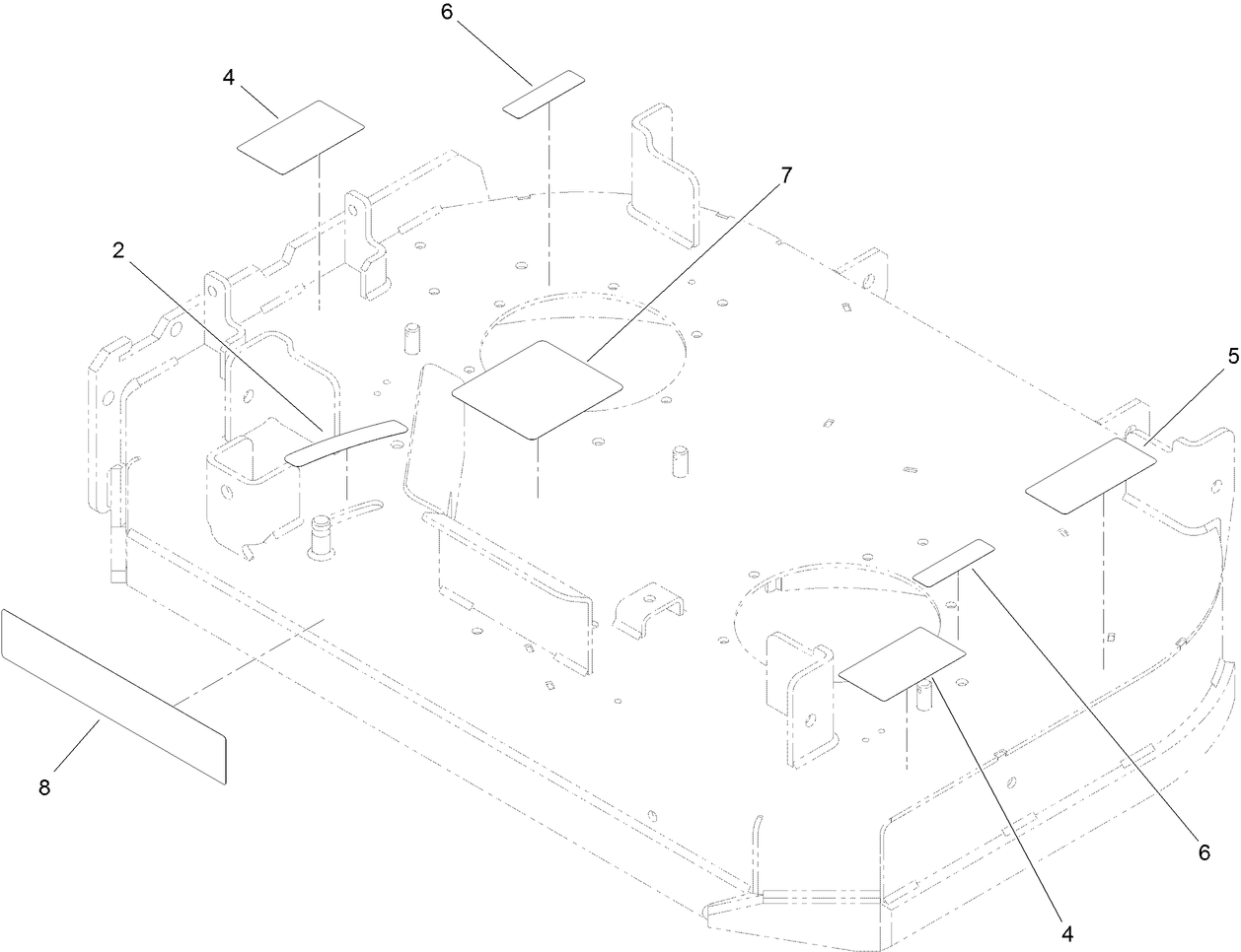 Deck Decal Assembly No. 119-0151